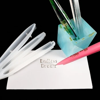 

19Pcs Ballpoint Pen Silicone Epoxy Resin MoldsPen Container Molds Ballpoint Refi