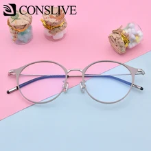 Круглые очки Для женщин Mulifocal прогрессивный оптические очки при астигматизме Для женщин оптические оправы очков 3083