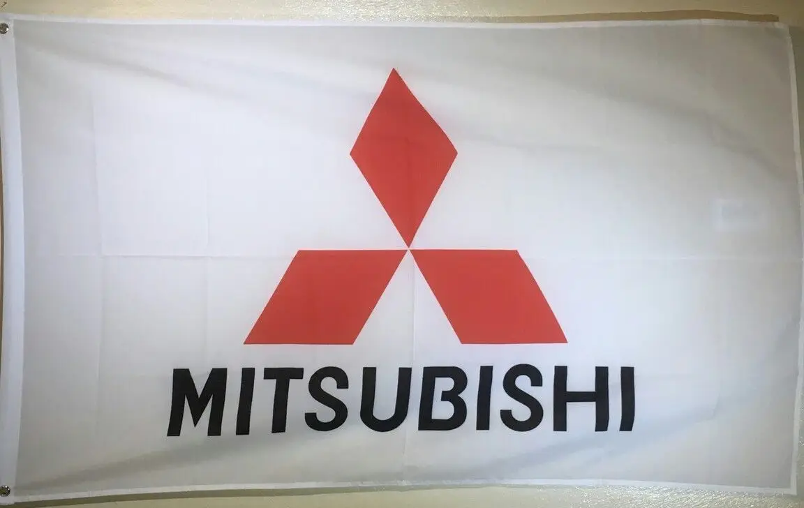 3ft x 5ft 3 x5ft логотипом Mitsubishi баннер, флаг печати баннер, флаг из полиэстера Размеры 150*90 см