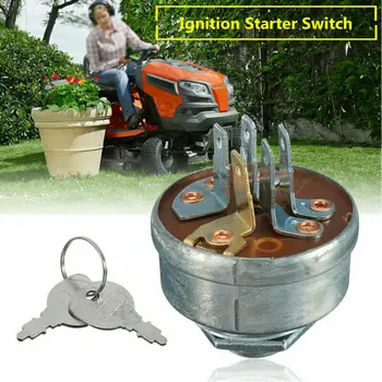 

Universal Ignition Switch Lock Cylinder Replacement For MTD Husqvarna John Deere Toro Mowers AM102551 Ignition Starter SwitchKey