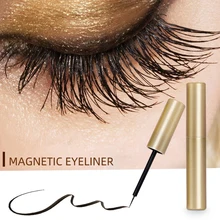 Магнитная подводка для глаз, жидкая, стойкая к пятнам, густая и Черная Подводка для глаз, жидкость для магнитных ресниц