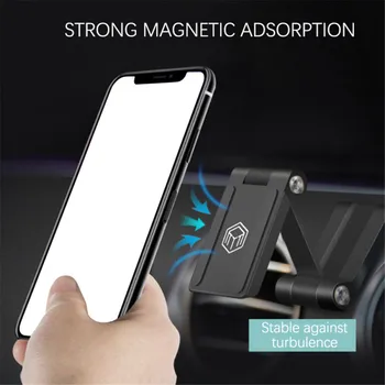

Foldedable Magnetic Car Phone Holder Universal Car Radar GPS Phone Camera Recorder Paste Holder Stand for IPhone Xiaomi Huawei
