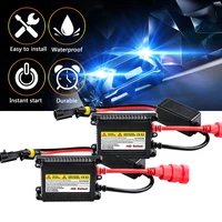2Pcs Slim HID Ballast 55W Direct Direct Current 12V HID Xenon Ballast Replacement For H1 H3 H7 H8 H11 9005 9006 Xenon Bulbs 2