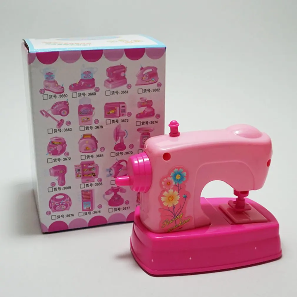 Детские Мини-кухонные электрические игрушки, набор для моделирования, электрическая мебель, маленькая бытовая техника, игрушки для девочек - Цвет: 4
