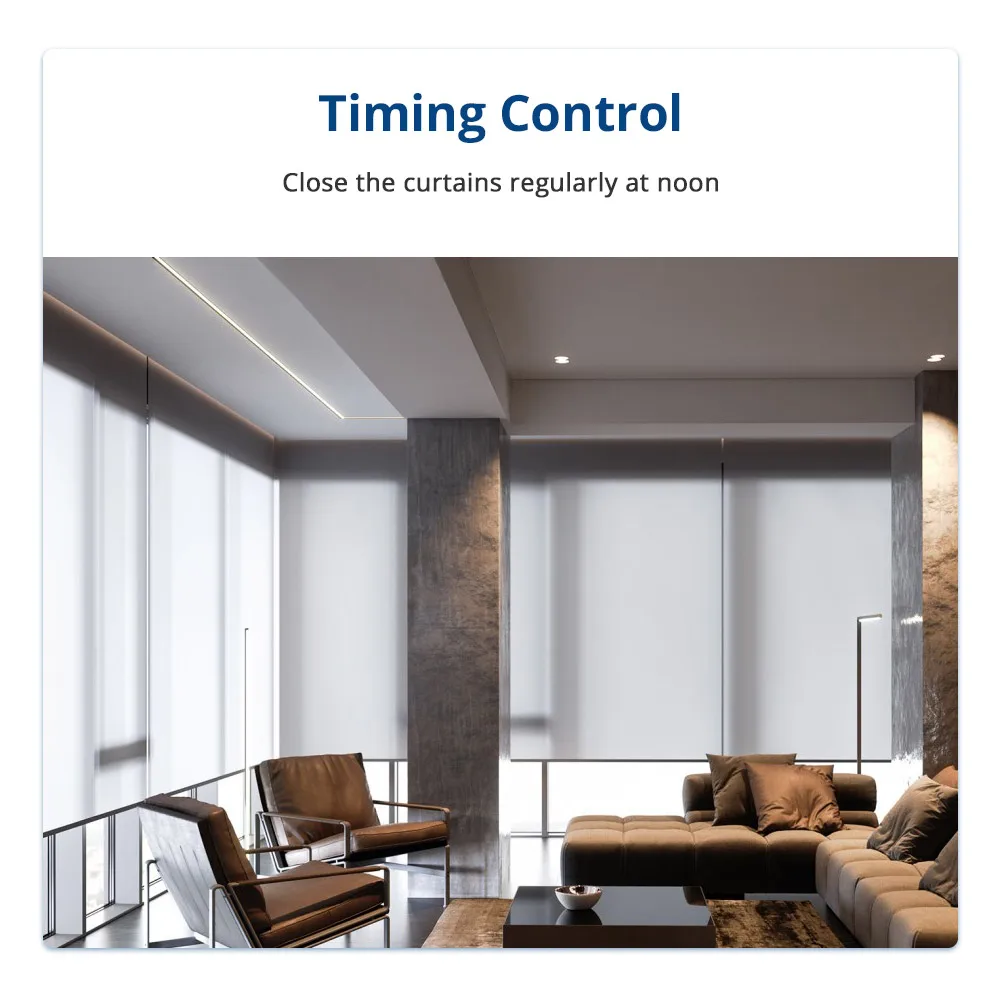 Electric Blinds Motor Zemismart WiFi 2N Electric Blinds Motor 38mm Tube Smart Tubular Shutters Works with Tuya App Alexa Google Home Voice Control