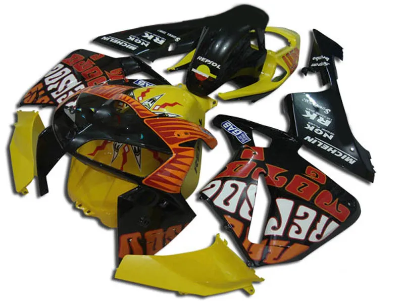 Комплект обтекателей для мотоцикла CBR600RR F5 05 06CBR 600RR CBR 600 2005 2006 ABS желтый цвет