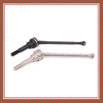 

2PCS Iron Black #45 Steel Silver Front/Rear Cvd Universal Drive Shaft Model Car 1/10 Himoto Big Foot E10Mtl E10Mt E10Bp 33604 RC