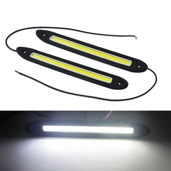 

2PCS Super Bright Waterproof COB DRL 17cm Car lights I Styling DRL 2 Pcs COB LED Daytime Running Light