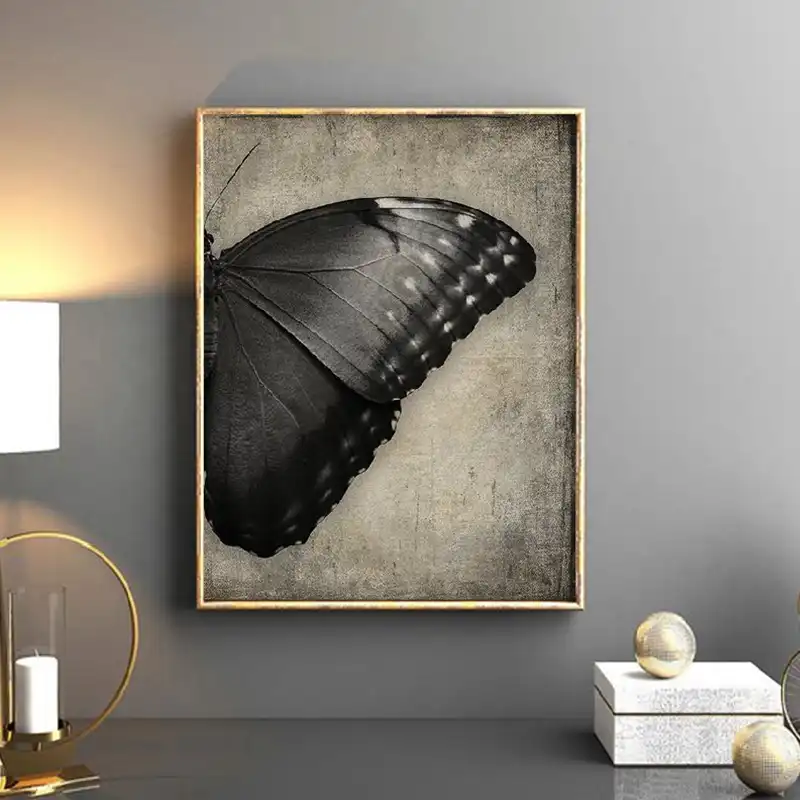 Poster De Mariposas Negras 2019 Impresiones Decoracion Gotica Arte