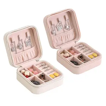 

PU Storage Jewelry Box Jewelry Storage Box Jewelry Display Box Easy To Take Multi-Functional Accessories