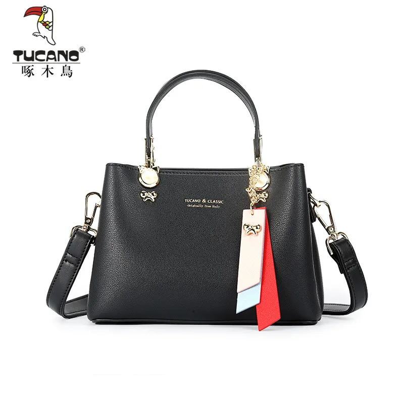 

TUCANO Bag WOMEN'S Bag 2019 New Style Elegant Fashion Shoulder Bag Shoulder Handbag Large Capacity Handbag Women's