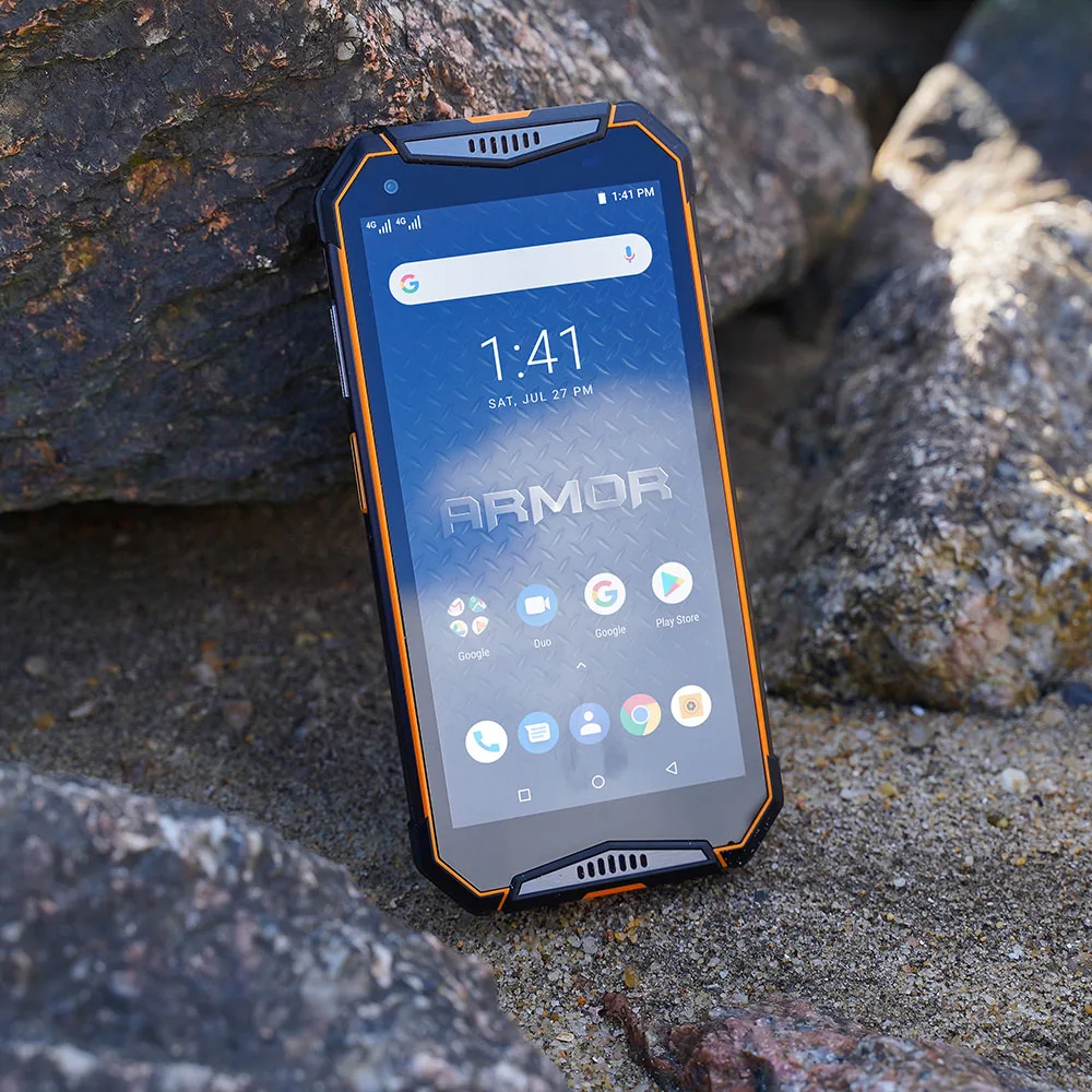 Ulefone Armor 3W IP68 водонепроницаемый прочный мобильный телефон 10300 мАч 5," FHD+ Восьмиядерный 6 ГБ+ 64 ГБ Android 9,0 глобальная версия смартфона