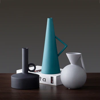 

Modern Irregular Vases Art Decorative Flower Vases for Living Room Personalized Vase Decoration Handmade Ceramic Home Hotel Bar