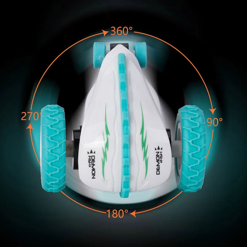2,4 г RC автомобиль пульт дистанционного управления трюк автомобиль двухсторонний 360 ° Вращение Радио пульт дистанционного управления автомобиль Дрифт Багги перезаряжаемый автомобиль игрушка для детей