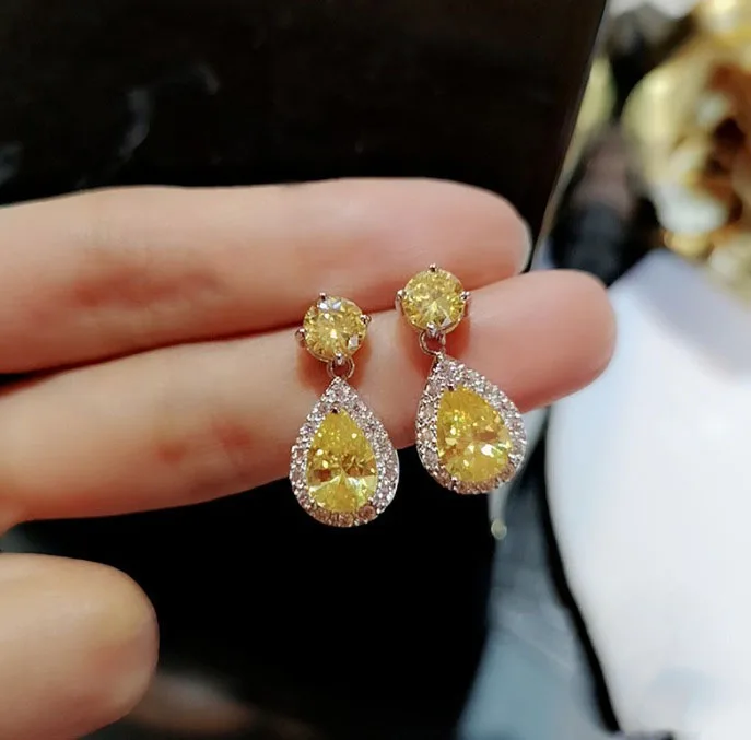 Винтажные серьги серебристого цвета из стерлингового серебра 925 пробы Бижутерия