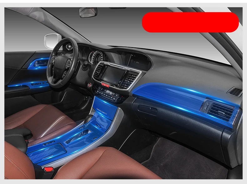 Lsrtw2017 для Honda CRV CR-V прозрачная переносная термополиуретановая Защитная пленка для салона автомобиля с защитой от царапин