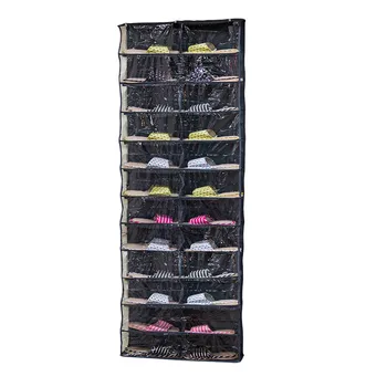 

OCARDIAN storage bag 24 grid door transparent waterproof storage Rack bags shoes multi-layer Organizer Hanging Bag drop ship new