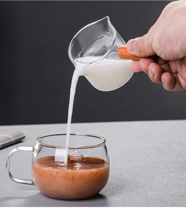 Measuring Cup Double Pour Spout Heat Resistant Glass 75ml