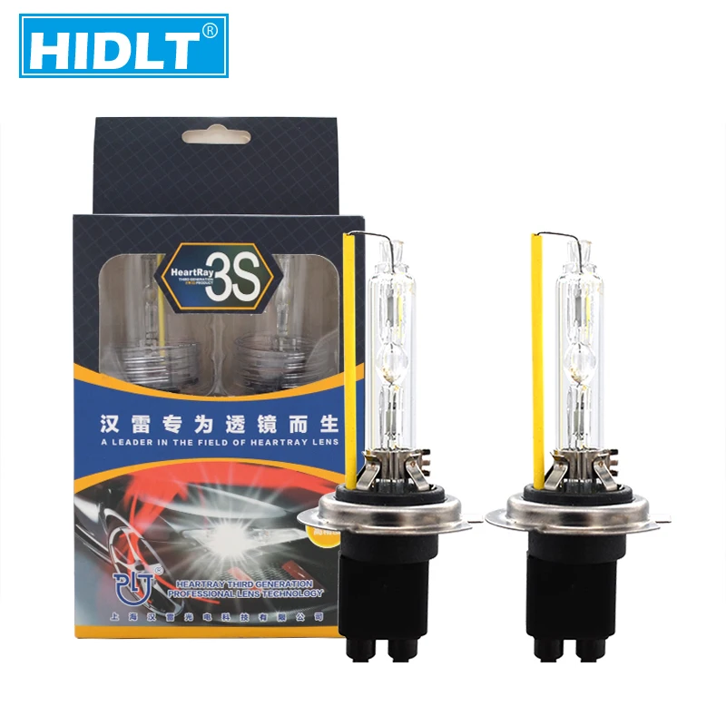 HIDLT Оригинальная быстрая Яркая ксеноновая лампа H1 H11 4500 5500 D2H H7 35 Вт 6500 К 9005 к 9006