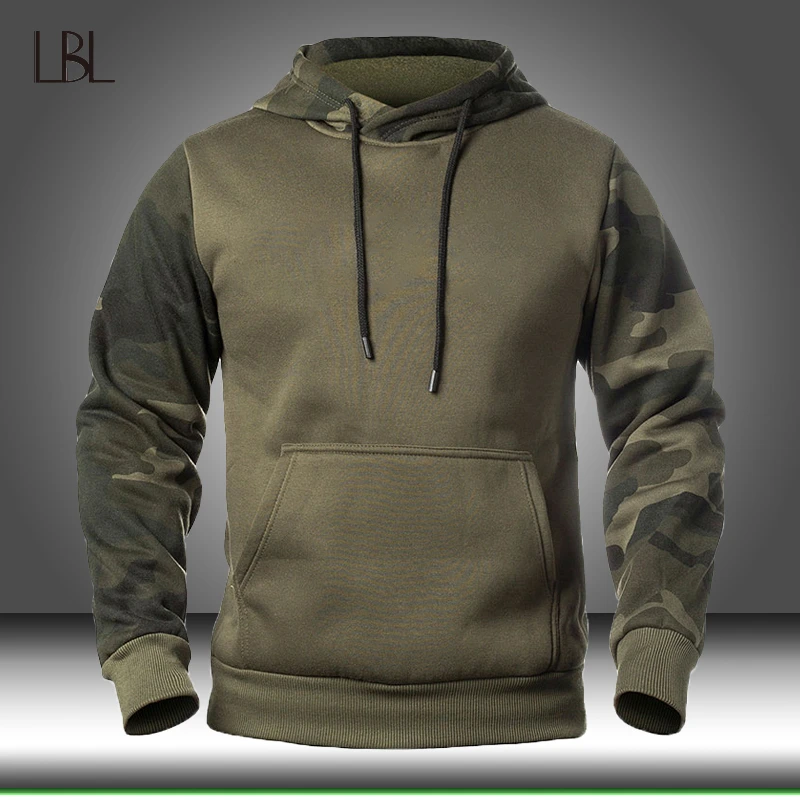 con capucha de camuflaje militar para hombre, ropa holgada de lana táctica del ejército, jersey de Hip Hop de otoño e invierno|Sudaderas con capucha y sudaderas| - AliExpress