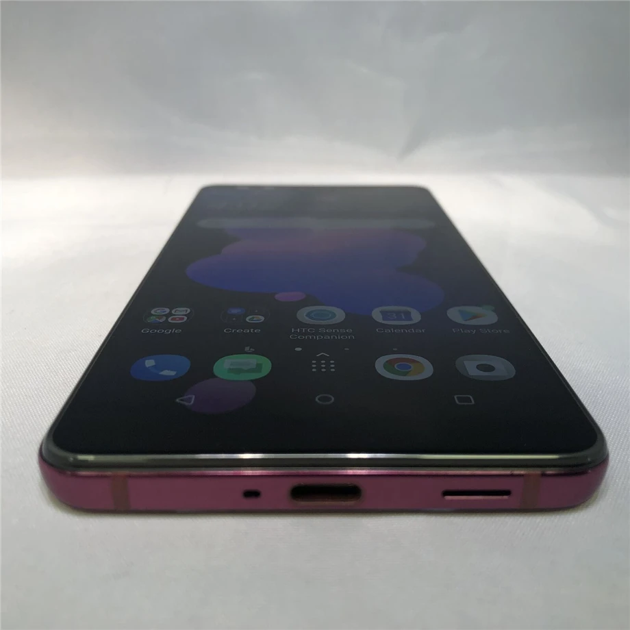 Разблокированный мобильный телефон htc U12+, 4G, Android, четыре ядра, 6,0 дюйма, две фронтальные камеры, 6 ГБ ram, 64 ГБ/128 ГБ rom, отпечаток пальца, NFC