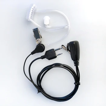 

2Pin Air Acoustic Tube Earpiece Mic PTT Headset for Midland Alan GXT650 LXT80 G6