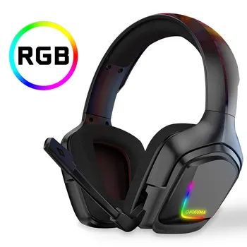

K20 RGB LED Light Headset Gaming Headphone Surround Sound Bass PC Gamer Headphone for Xbox One PS4 Phone Laptop