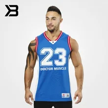 Muscle Dr. fitness Brothers Летний стильный модный Быстросохнущий сетчатый спортивный баскетбольный тренировочный жилет