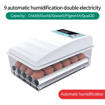 

Newest Farm Hatchery Incubator Brooder Machine Temperature Humidity Control Automatic Eggs Incubator Chicken Duck Bird Brooder