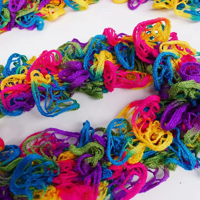 Hilo de malla colores acrílico para tejer a bufanda suéter, hilo de 150g, 1 unidad|Hilados| - AliExpress