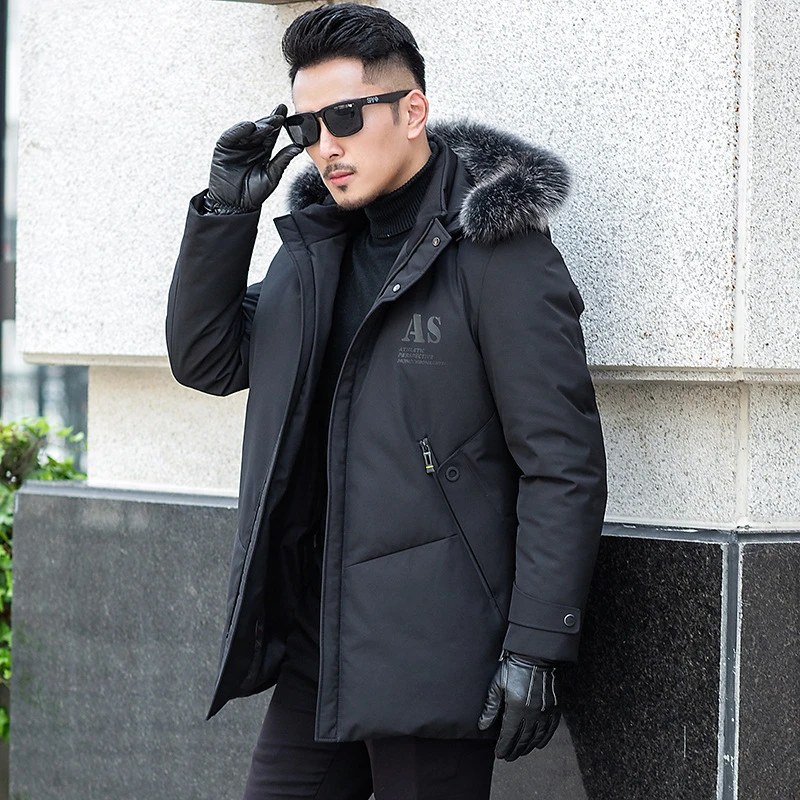 Duck Down Coat Winter Coat Men Fox Fur Collar Puffer Jacket Men Korean Warm Parka Doudoune Homme 5003 Yy1310 Down Jackets Aliexpress