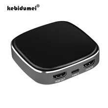 Тип C видеозахвата 4K 60Hz HDMI устройство видеозахвата игры для потока Live Grabber для PS4 переключатель DSLR видеокамеры для Xbox
