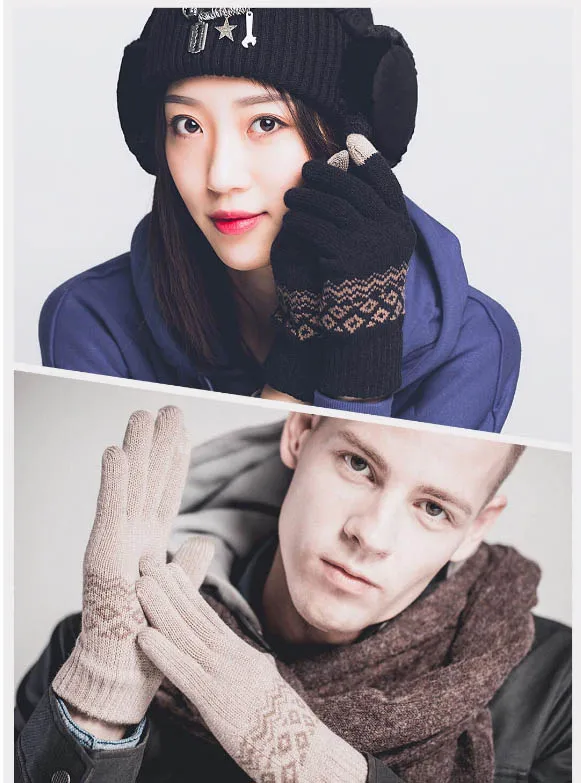 Xiaomi mijia перчатки для сенсорного экрана мобильного телефона, теплые перчатки, Умные перчатки на экране, зимние теплые продукты, мужчины и женщины