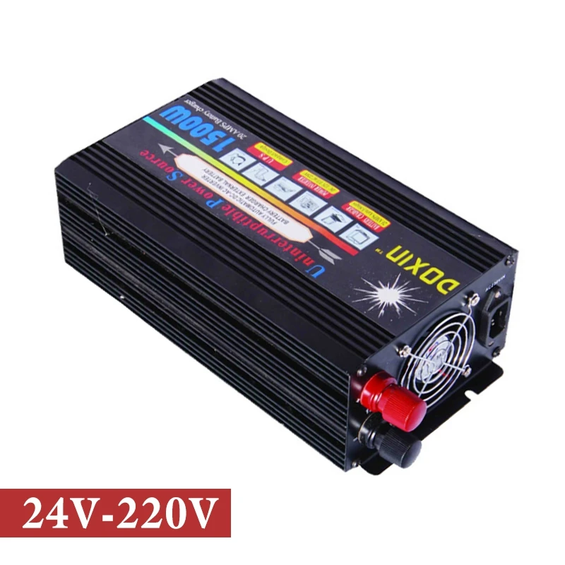 UPS солнечные инверторы 1000 Вт 2000 (пик) 1500 3000 12DCV до 110ACV Инвертор + зарядное