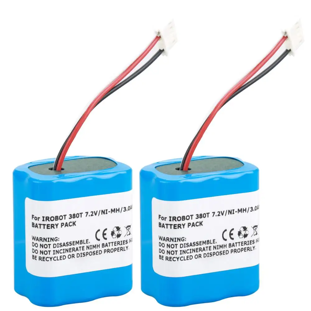 7.2V 3.0Ah Battery For iRobot Roomba Braava 380 380T Mint 5200c Ni-MH 3000mAh Rechargeable battery | Электроника