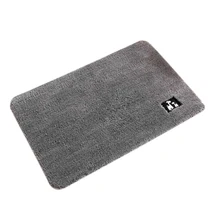 Cotton Fiber Bath Mat Super Absorbent Bathroom Carpets Rugs Bathtub Floor Mat Doormat for Shower Room Toilet Bathroom Mat