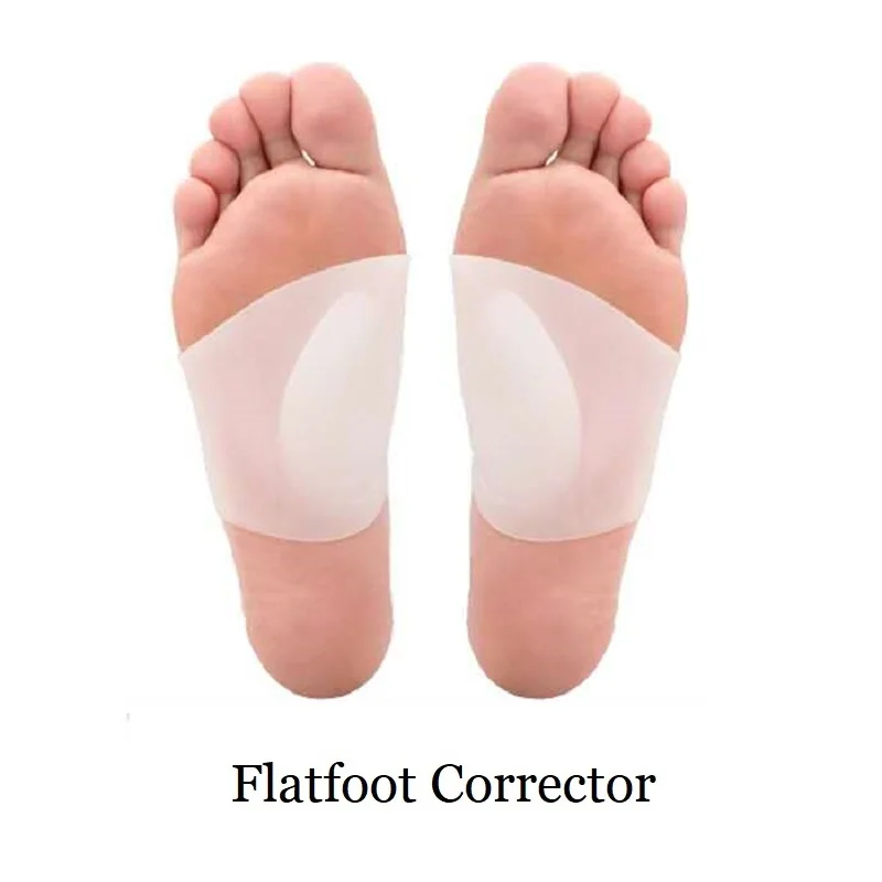 US 2PCS Foot Insoles Arch Support Pad Plantar Fasciitis Heel Flatfoot Corrector Shoes Cushion Insert Pain Relief Orthopedic Pad