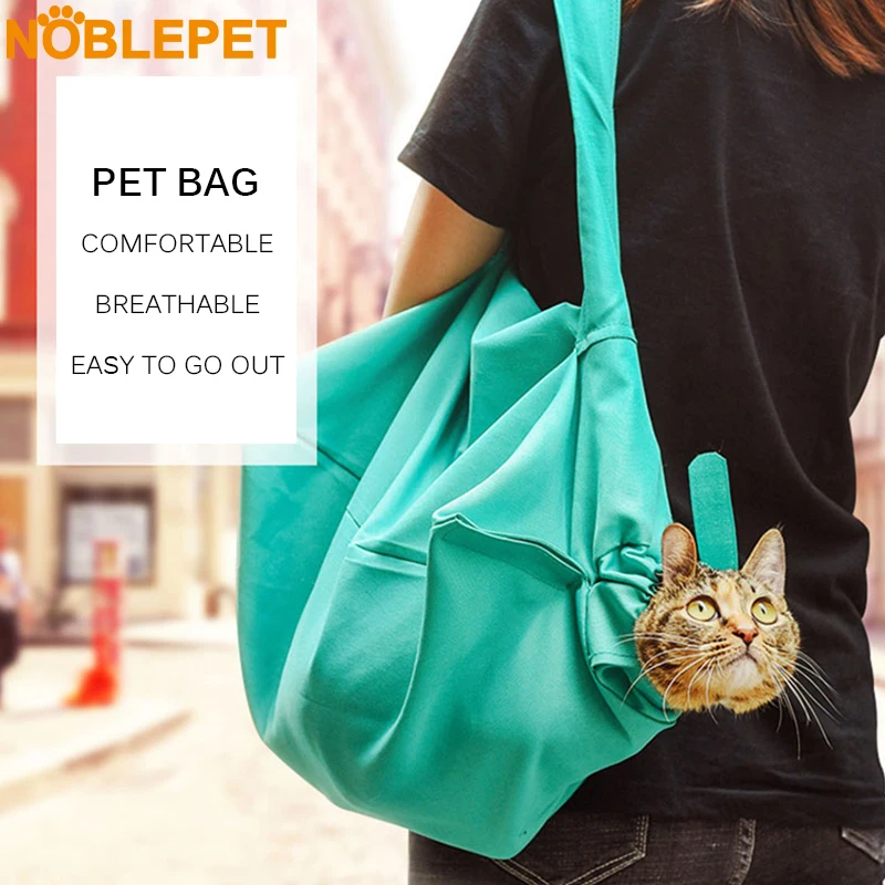 

Noblepet Foldable Cat Carrier Bags Pet Bag Dog Backpack Travel Outddor Portable Easy Wash Multifunction Puppy Kitten Bag