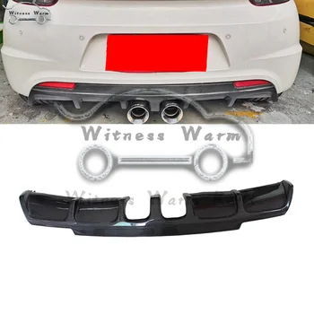 

Car-styling For Scirocco R R20 Style Carbon Fiber FRP Rear Diffsuer Rear Bumper Splitter Lip car body Kit 2009-UP