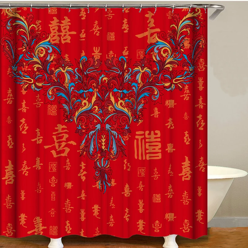 deer christmas curtains for bathroom shower curtains waterproof christmas decorations for home