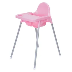 Chaise de salle à manger à pieds hauts pour bébé, avec porte gobelet, fente pour carte de téléphone portable, vente en gros 