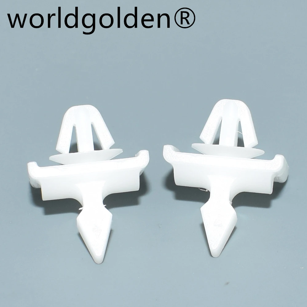 Worldgolden 100Pcs Clip Auto Porta Shield Moulding Clip Per Mercedes-Benz W124 93-94