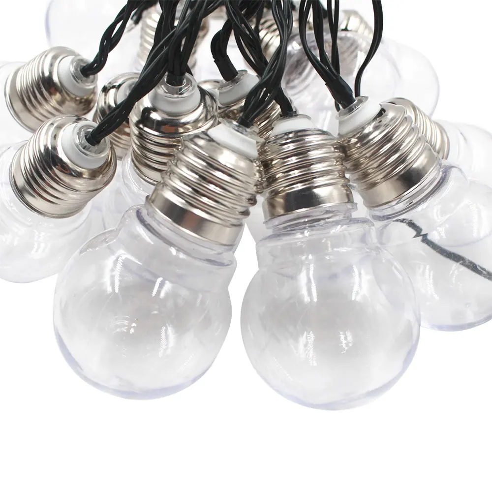 600CM LED 20 Bulbs Lights String Christmas Outdoor Decoration Creative EU Plug
