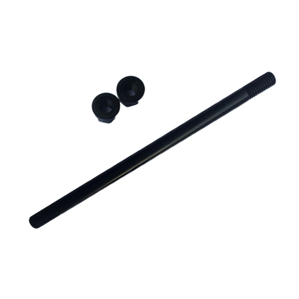 

135x10mm Aluminum Black Mini Mountain Bike Thru Axle Cycling Rear Wheel Hubs Tube Shaft Lock Rod Replacement Bicycle Parts
