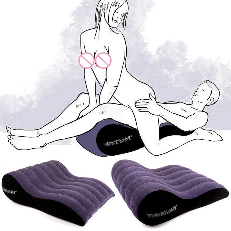 

Inflatable Sex Pillow Aid Wedge Love Pillow Square Positions Cushion Sex Toys For Women Couples Sofa Loves Game Sexy Furniture