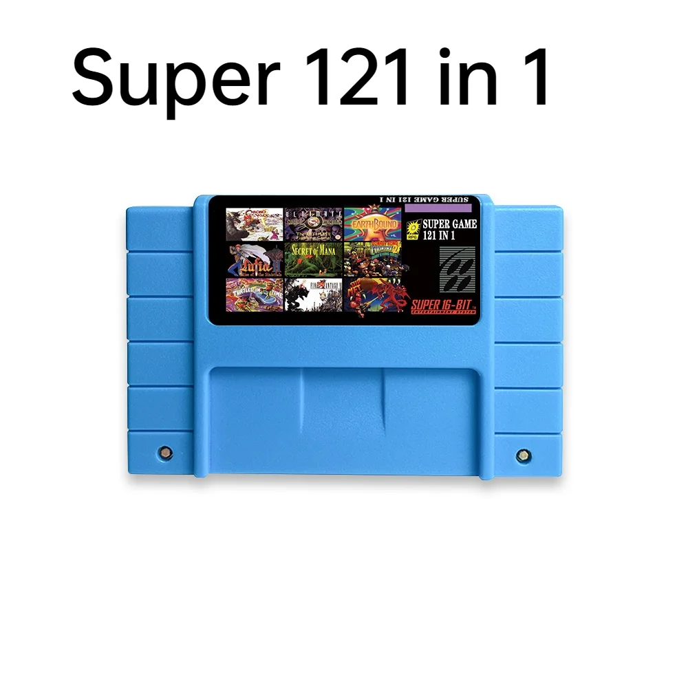 Игровая консоль 121 в 1 для SNES с земляным покрытием | Электроника