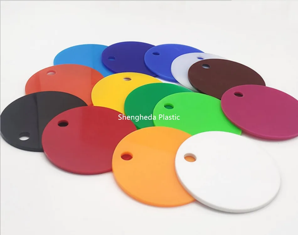 Acrylic PMMA Board Red Black Yellow Blue Green Colorful Plate Plexiglass Tinted Sheets Billboard Laser Cutting 200x300MM