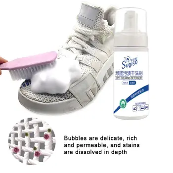 

Home Shoes Clothes Cleaning Dry Cleaning Agent Free Water Wash Spray Cleaner For Down Jacket Filled Outerwear & Bags (50ML)