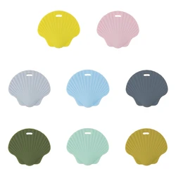 Baby BPA Free Silicone Teether Bead Shell Shape Teething Toy Nursing Chewing Molar Soother Shower Gifts for Newborn