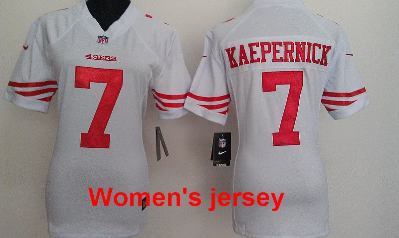 A+++ женщины все сшитые Сан-Франсиско s Joe Монтана 42 Ronnie Lott 80 Jerry Rice 82 Torrey Smith 81 Anquan Boldin Джерси - Цвет: Цвет: желтый